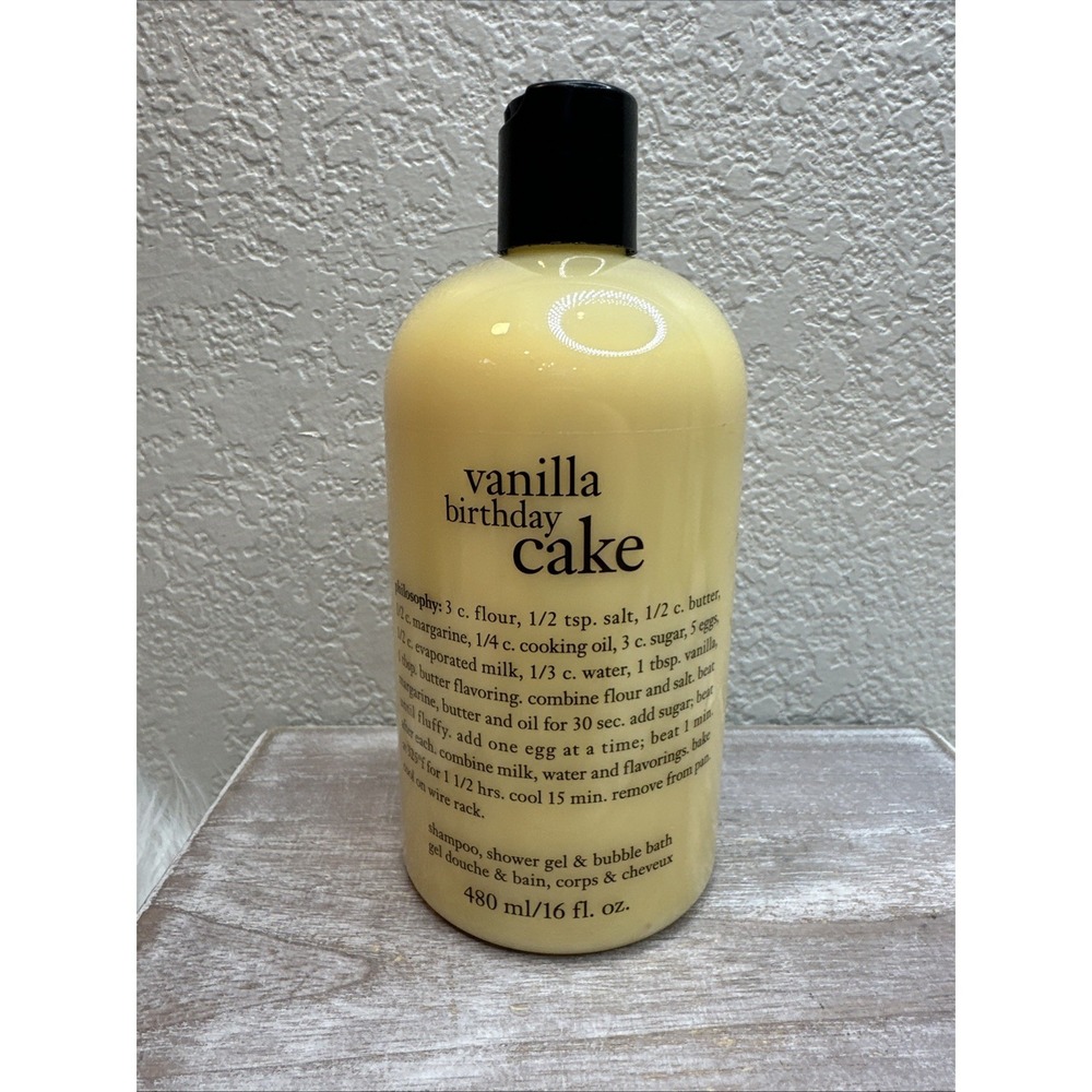 $20 🌙 Philosophy Vanilla Birthday Cake Shampoo, Gel, Bubble Bath SEALED